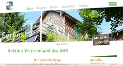 Desktop Screenshot of dav-vierseenland.de