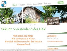 Tablet Screenshot of dav-vierseenland.de